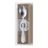 Takahashi Metal Coffee Spoon and Spoon Rest Set, 407828, Stainless Steel, Dishwasher Safe