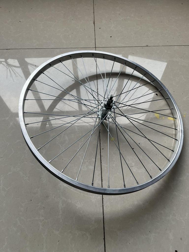All-Aluminum Bicycle Wheelset - Front & Rear Rims, Inch Size Accessories