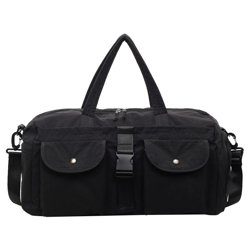 

Sports Travel Duffel Bag with Independent Shoe Compartment, Multiple Pocket Storage Women s Yoga Handbag Sports and Fitness Bag чёрный