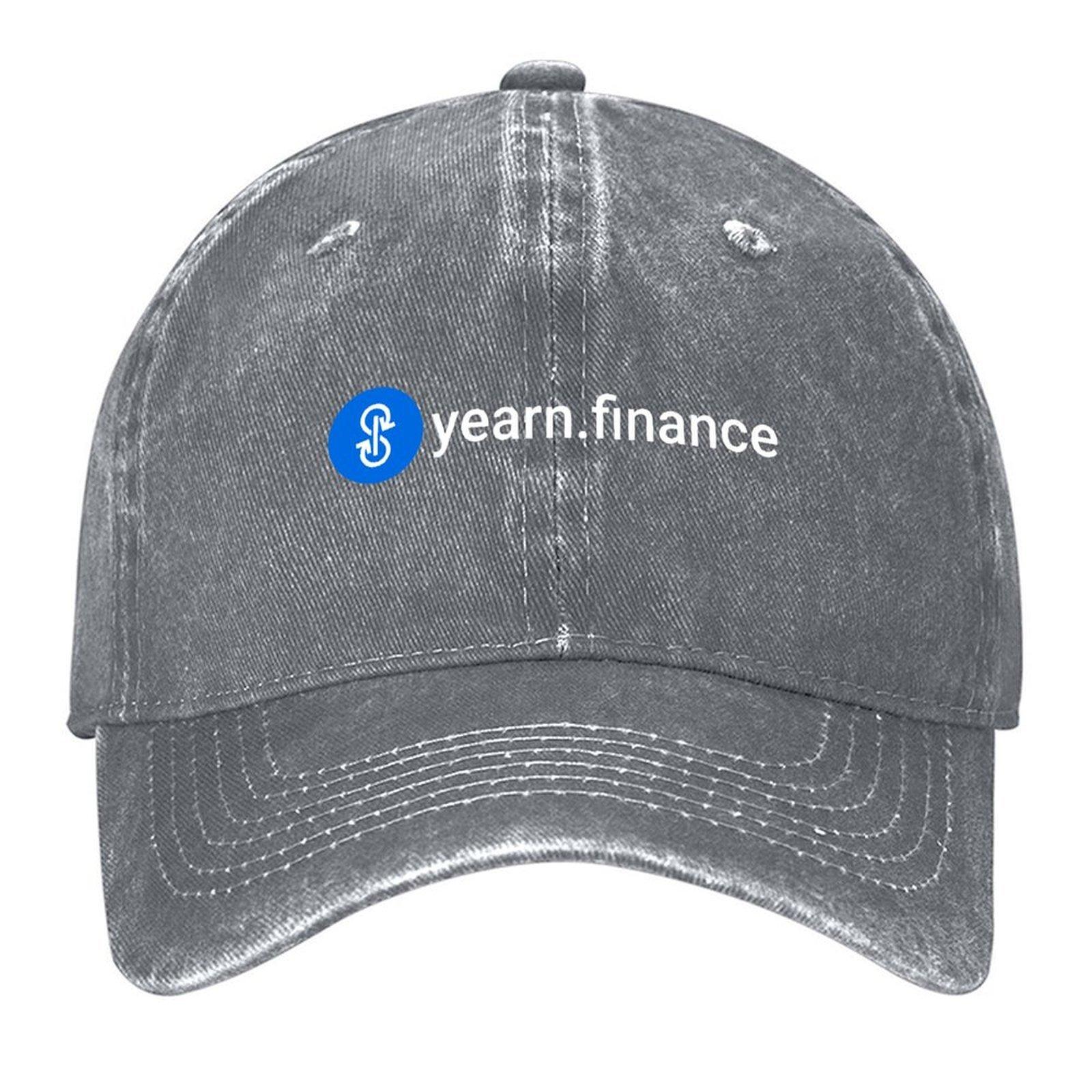 

yearn finance cryptocurrency yearnfinance YFI Token Baseball Cap Bobble Hat fishing hat Sports Cap Hats For Women Mens