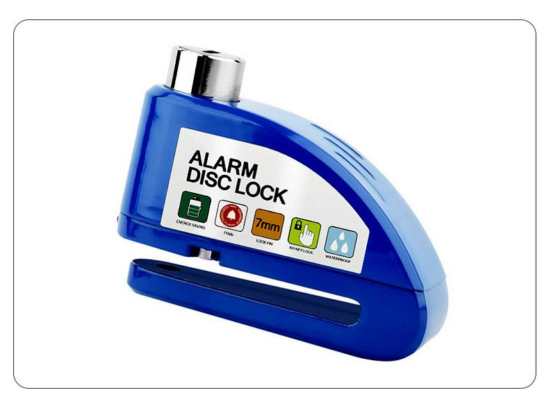 Wasserdichtes Diebstahlschutz-Motorrad-Scheibenbremsen-Alarmschloss für Fahrräder und E-Bikes