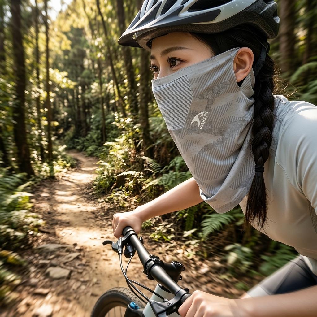 Ice Silk Sun Protections Mask Full Face UV Protections for Cycling Fishing