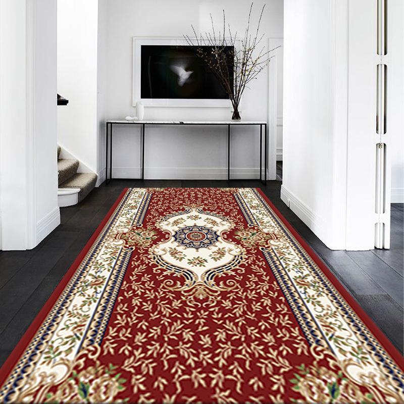 European Style Corridor Carpet Modern Household Carpet Entrance Hall Stairwell Corridor Fully Covered Carpet
