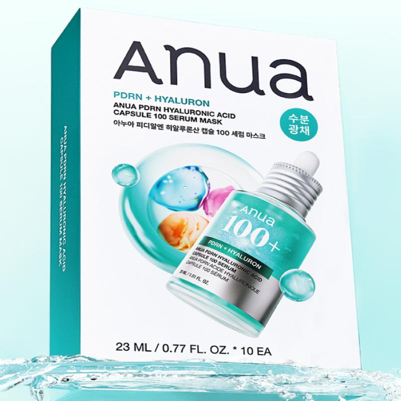 

Anua PDRN Hyaluronic Acid Capsule 100 Serum Mask 23ml*10 sheets