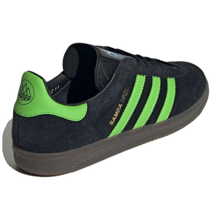 Adidas Samba Deco Spezial Black Lucid Lime Gum Unisex Sneakers Core-Black IF5738