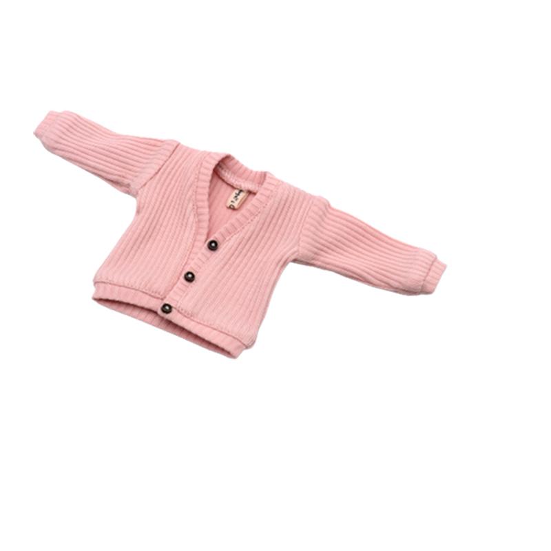 Clothes for doll Fashion multicolor cardigan short skirt  jeans fits Blyth Azone OB22 OB24 doll accessories
