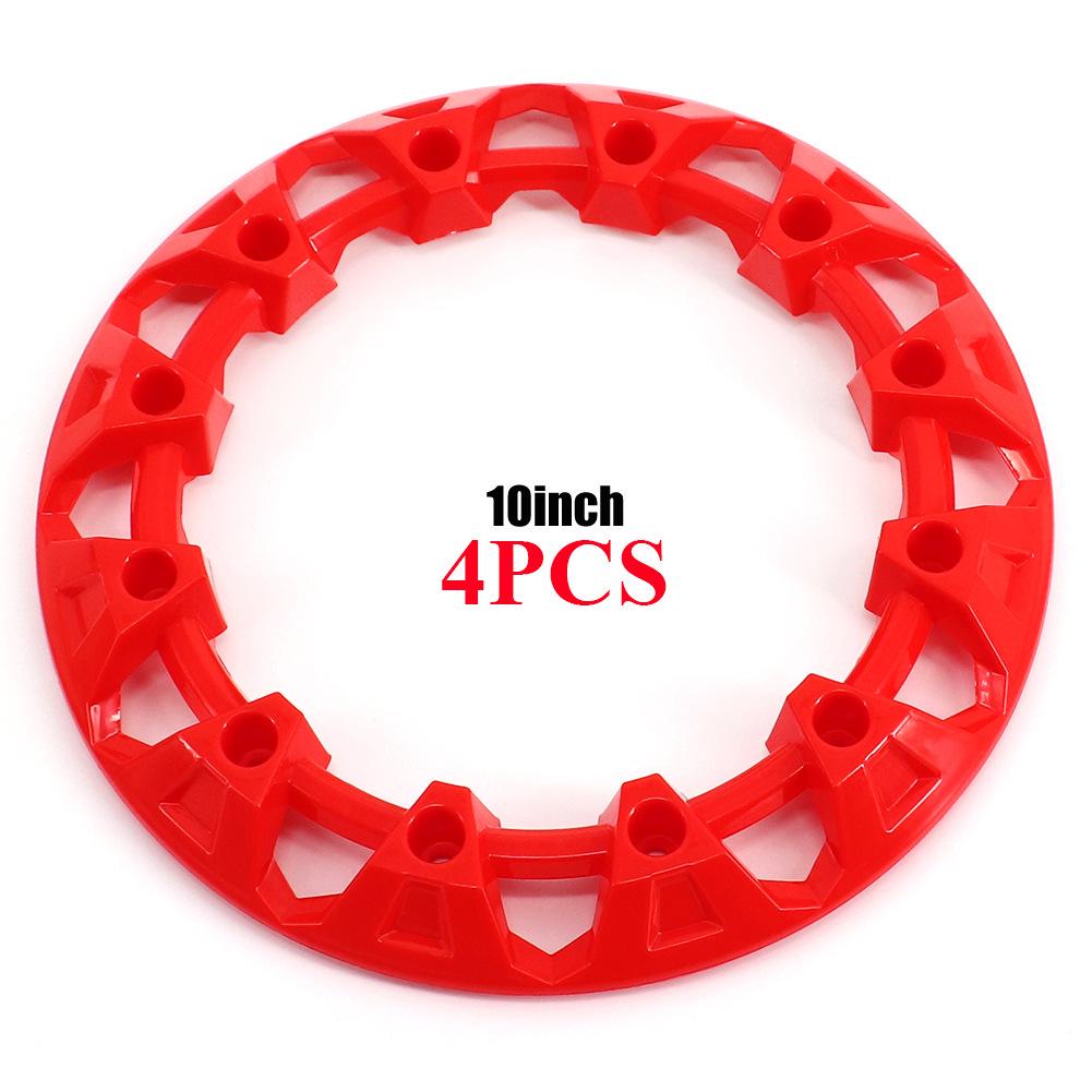 8-10 Inch Off-Road ATV/Beach Buggy Wheel Trim Cover - Colorful Decorative Tire Cap