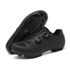 Road Cycling Shoes With Stiff Sole Mountain Bike Clipless Flat Pedal Compatible Breathable Unisex Footwear