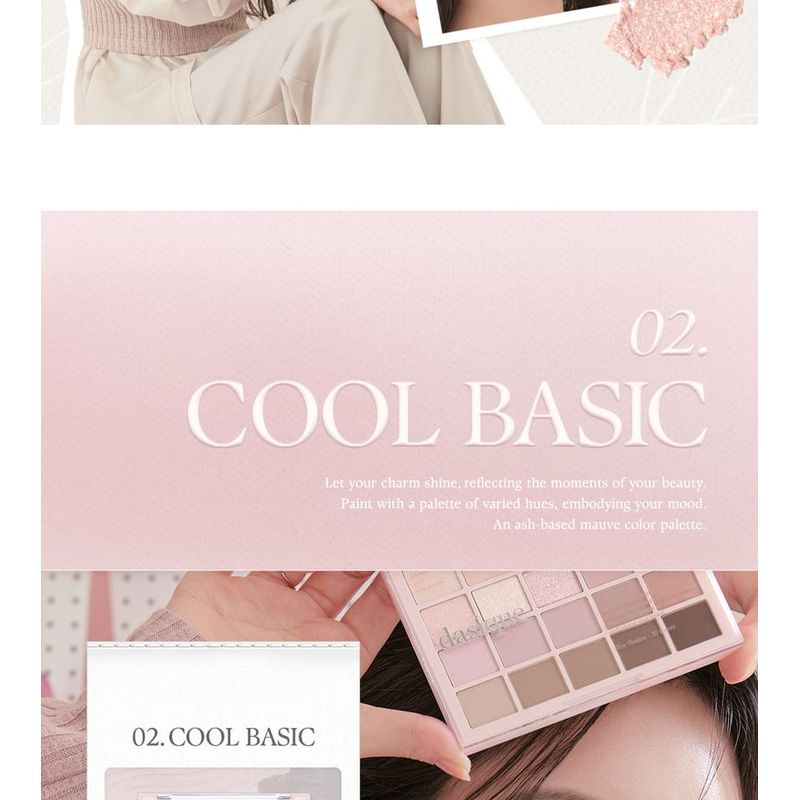 dasique - Mood Shadow Palette Color Atelier Collection - 4 Colors