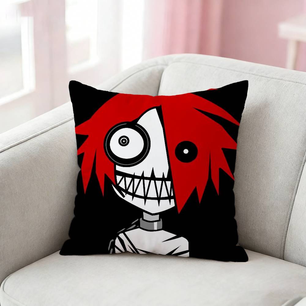 Emo Subculture Art Pillow Case For Sofa Living Room Home Office Decor Protective Cover