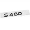 Car Trunk Letters Logo Chrome Decals Emblem Badge Sticker For Benz Maybach S480 S580 S600 S680 GLS480 GLS580 GLS600 GLS680