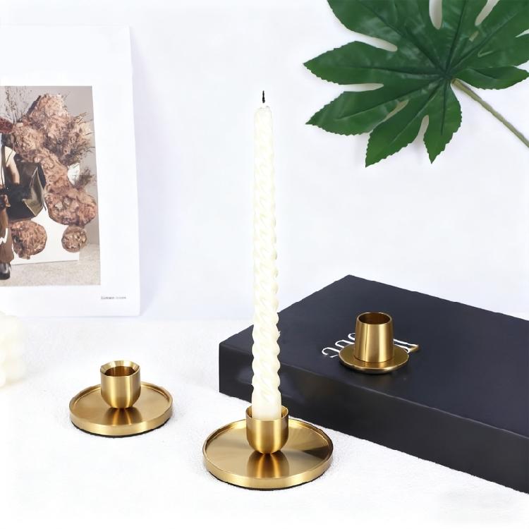 3Piece Metal Candle Holders Set Design Wedding Party Gift Home Accessories