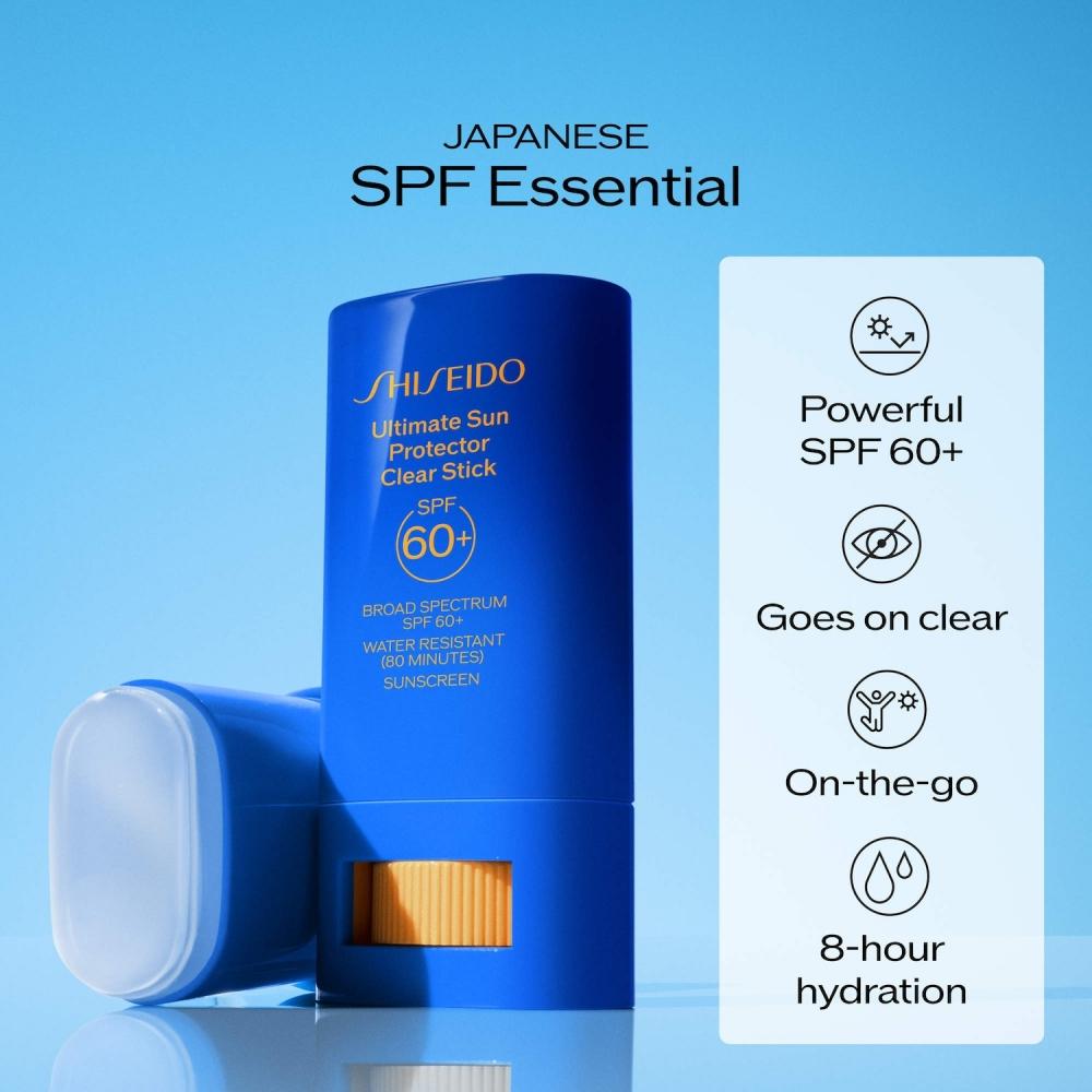 Shiseido Ultimate Sun Protector Clear Stick Spf 60+ 60g