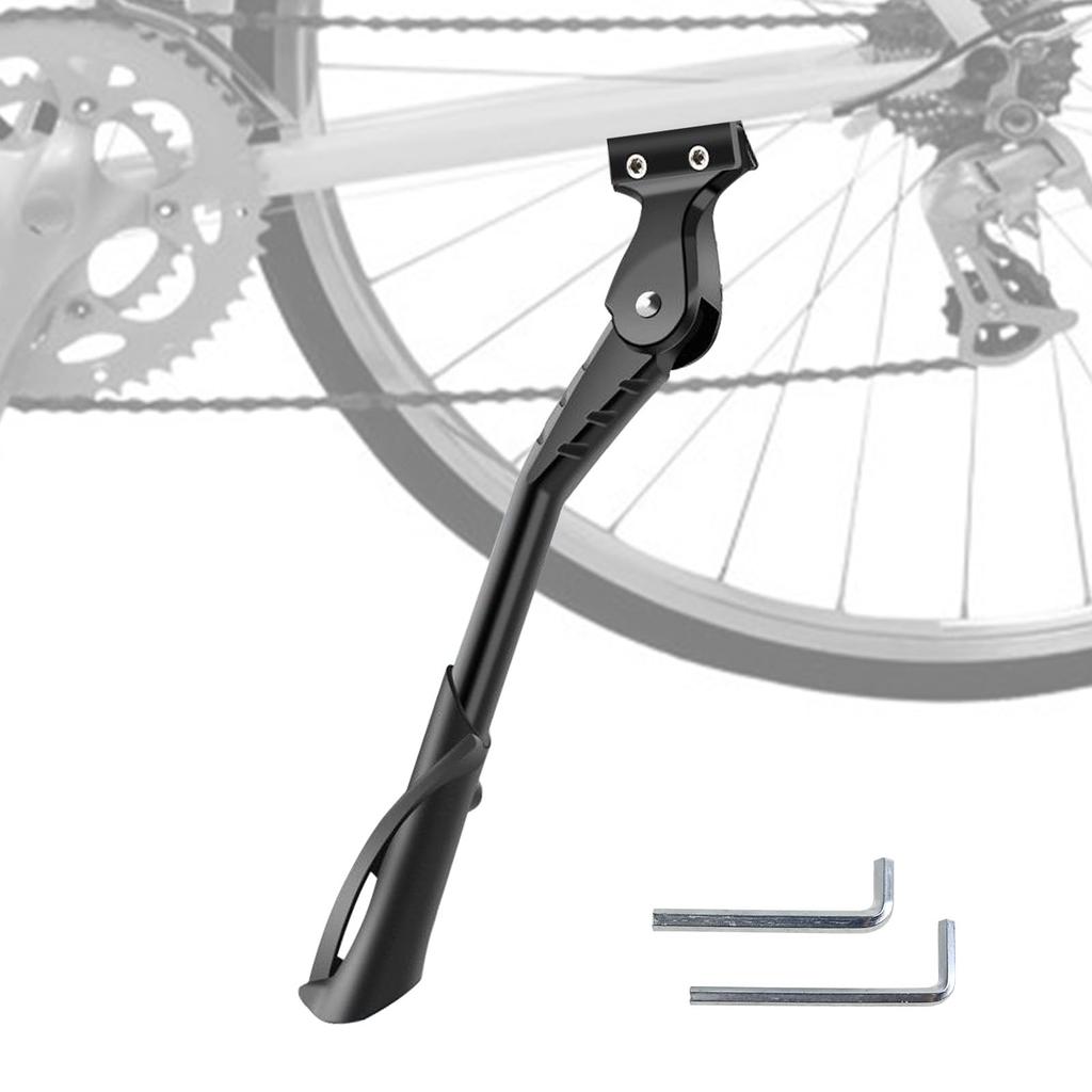 ROADNADO Bicycle Kickstand Adjustable Length Universal Inch Aluminum Alloy Side Stand Stand Sturdy Easy Installation Compatible with Suitable for Road