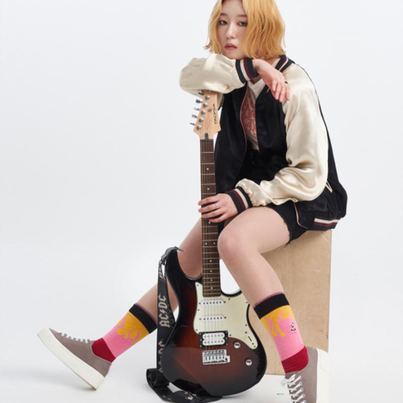 SoxOverWhatever Aesthetic Street Magenta [S/M] Crew