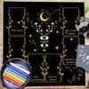 Divinations Cards Table Cloth Tapestry Reading Card Tarots Tablecloth Astrologys Witchcrafts Deck Cloth Wall Decoration
