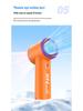 T20 Portable Handheld Fan - USB Rechargeable, Long Battery, Strong Wind, Mini Turbine Design