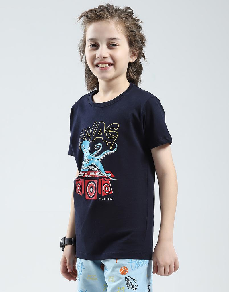 MONTE CARLO Boys Printed Round Neck Tshirt ( Pack Of 2)