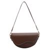 Textured small bag women's new popular retro versatile messenger bag fashionable one-shoulder underarm saddle bag
