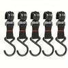 Detachable Storage Hooks For Outdoor Camping Heavy Duty Hanging Organizer Durable Portable Gear Hooks For BackpackTent Universal