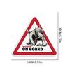 Dog Car Decals Animal Auto Accessories Self-Adhesive Vinyl Decals Body Bumper Windshield Window Scratch Covering Ornament