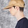VARZAR Gewöhnliche Übergröße Baumwoll-Baseballkappe Beige