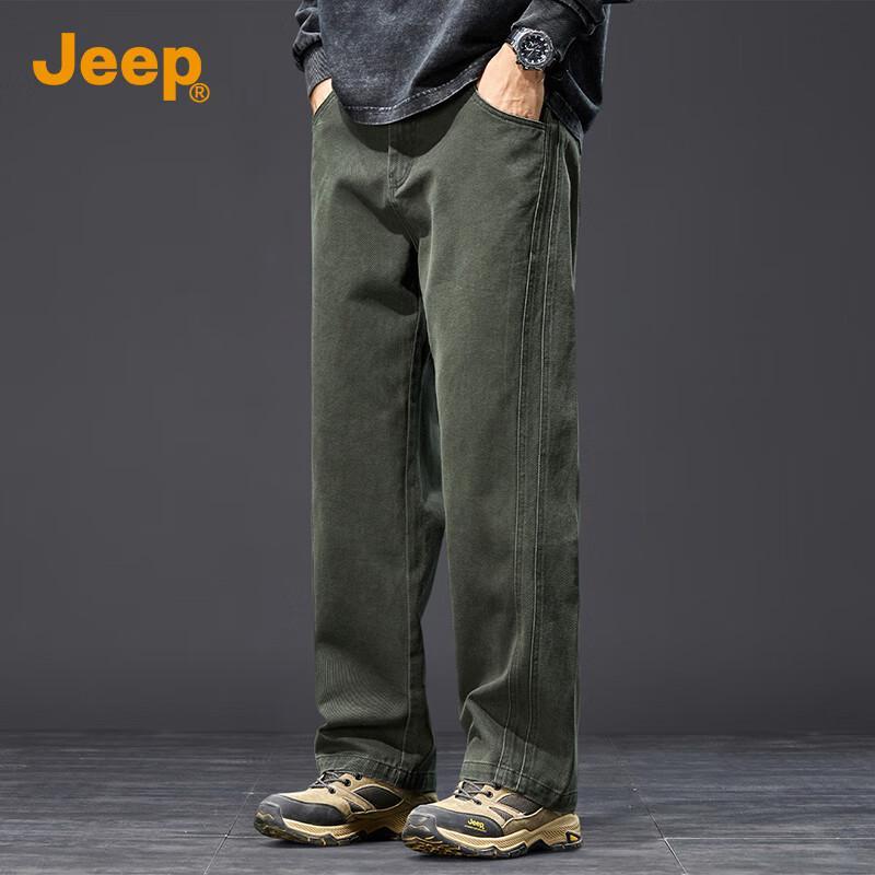 

JEEP Men s Relaxed Fit Straight-Leg Casual Pants 2XL