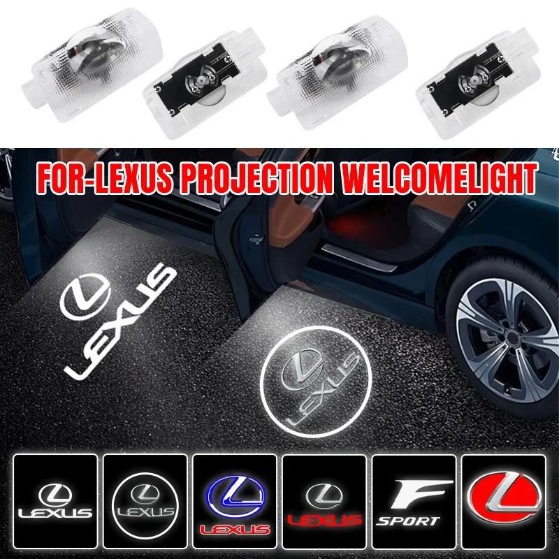 2PCS LED Car Door Projector Welcome Lamp Ghost Shadow Light Accessorie For Lexus GS IS LS500h ES260 ES300h RX350h NX260 UX260 LM