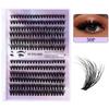 Diy Segmented Fried Hair Single Cluster False Eyelashes 12 Rows Large Capacity Daily Makeup