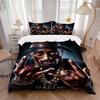 Tupac Hip Hop Portrait Print 3Pcs Bedding Set,Duvet Cover with 2 Bedro,Pillowcase Home Birthday Gift