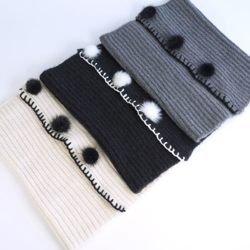 meminn stitch snood neck warmer muffler 3colors