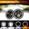 RGB 7" Round 6 Led Headlight RGB For Harley Davidson Touring Fat Boy Jeep Wrangler JK LJ CJ TJ