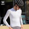 Herren Langarm Fahrradtrikot Atmungsaktiv Schnelltrocknend Performance Top Rennrad Fahren Outdoorsport