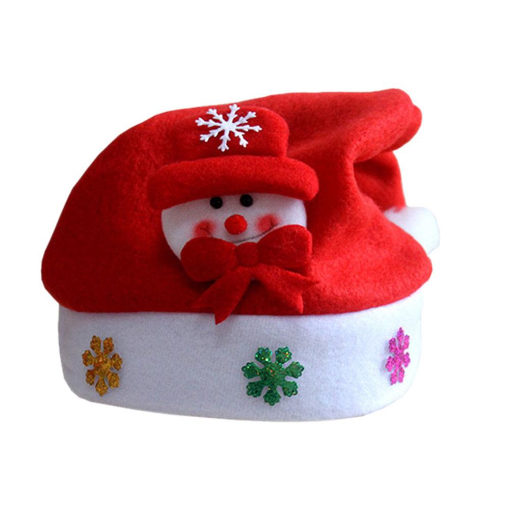 Adult/Children Christmas Santa Hat Comfortable Plush Fabric