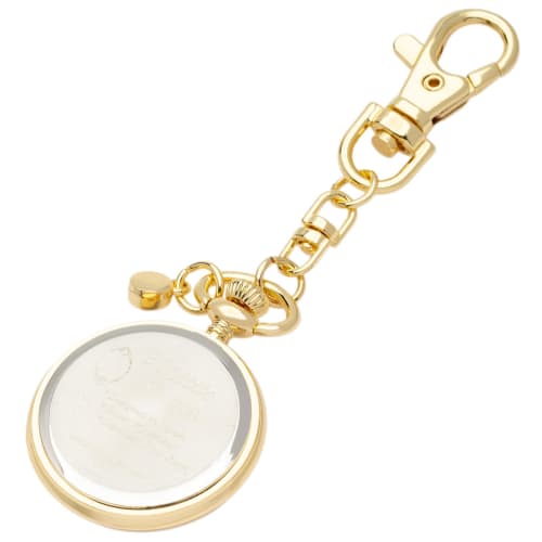 Fieldwork Women's Analog Pocket Watch with Keychain, Star Chart, Spring Triangle Design, Crystal, Thane Spring, ST296-1