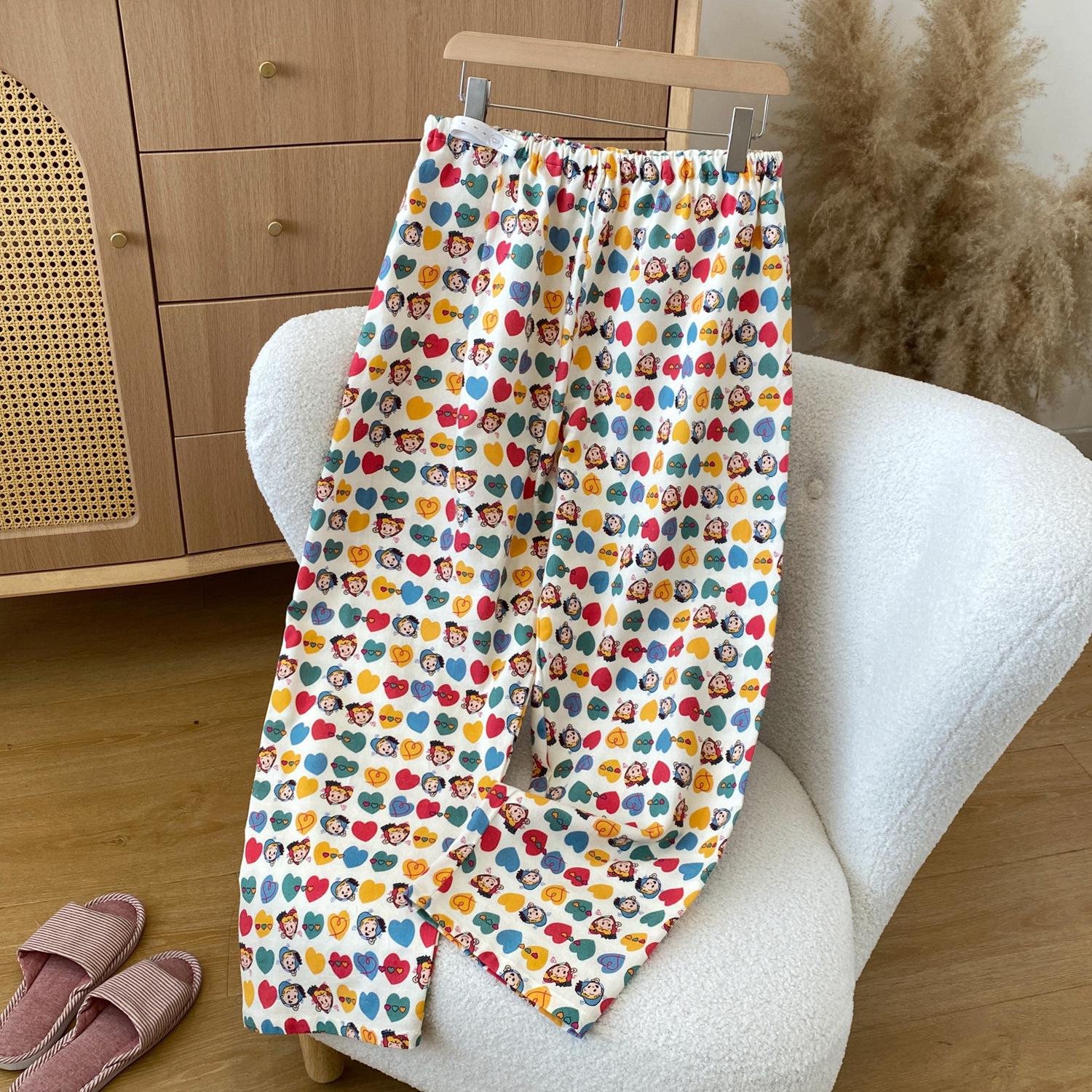 

Plus Size Brushed Cotton Maternity Lounge Pants - Loose Fit for Spring & Autumn, Wearable Outdoors 3XL (170-190 Jin)