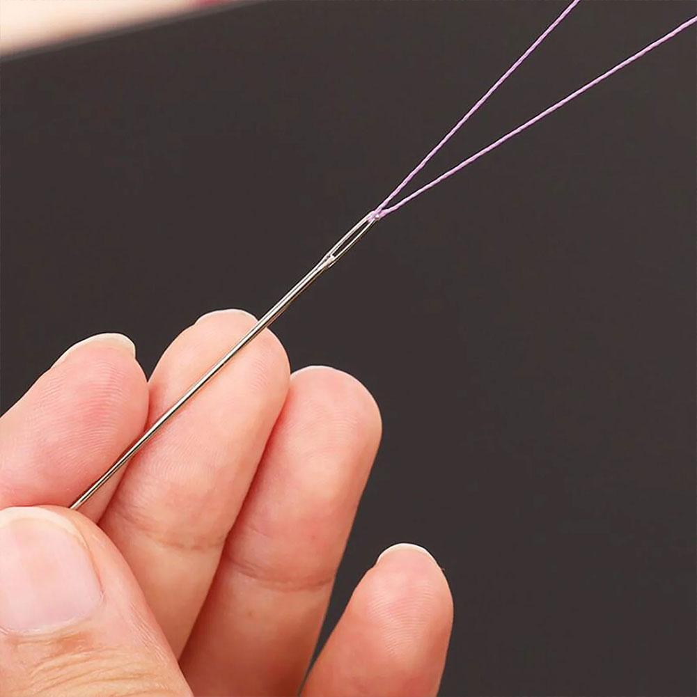 20/30pcs Steel Sewing Needles Side Hole Hand Needle Self-Threading Accessories Blind Household Sewing Sewing Need T5P6