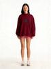 Autumn Trendy European-Size Women's High-Collar Hoodie: Casual, Loose, Fashionable, Comfortable with Hot Stamping.