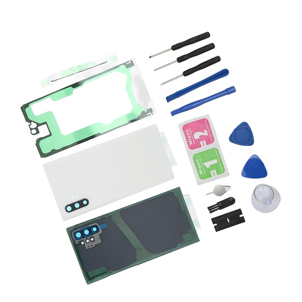 Rear Glass Cover Replacement Perfect Fit Front Outer Glass Screen Cover for Samsung Galaxy Note 10