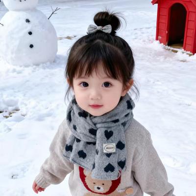 Sciarpa Spessa in Lana Stile Coreano per Bambino: Scaldacollo Caldo a Maglia e Protezione Antivento per Ragazzi e Ragazze