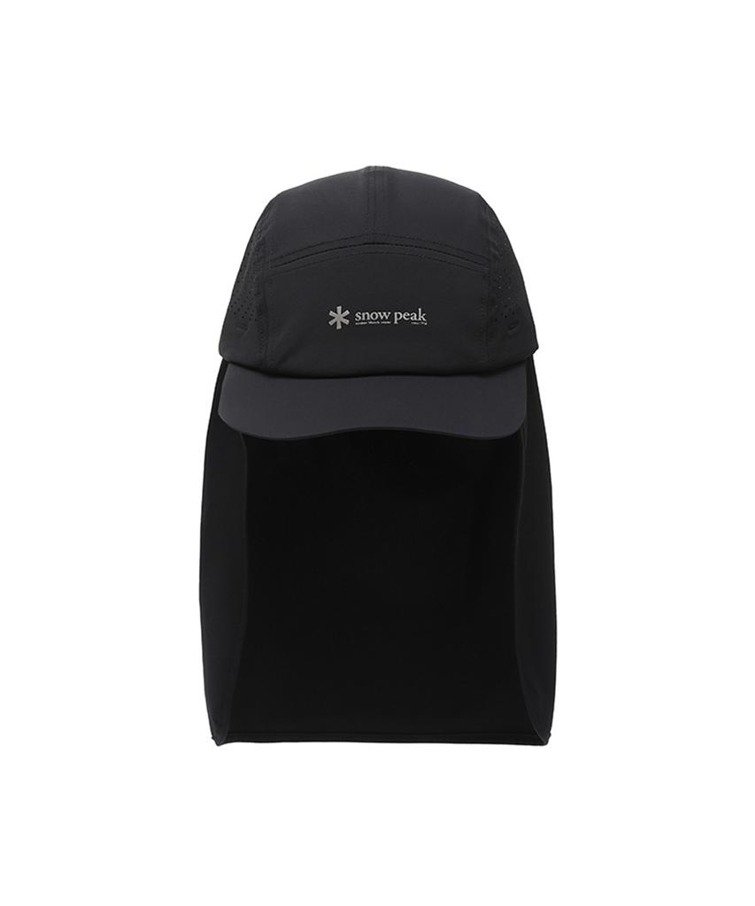 SNOWPEAK APPAREL Cooling Sunshade Camp Cap (S25Mufcc75) Black