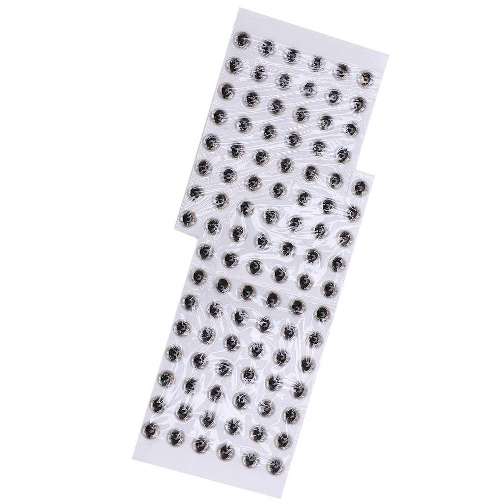 100Pcs Fish Eyes 4mm   3D Round Soft   Lightweight Delicate Fishing Lure Eyes