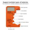 Bt189 Tester per batterie ultra-piccolo 9V Aaaaa Cellula a bottone universale per uso domestico Display digitale LCD Tester per batterie Rilevatore di power bank