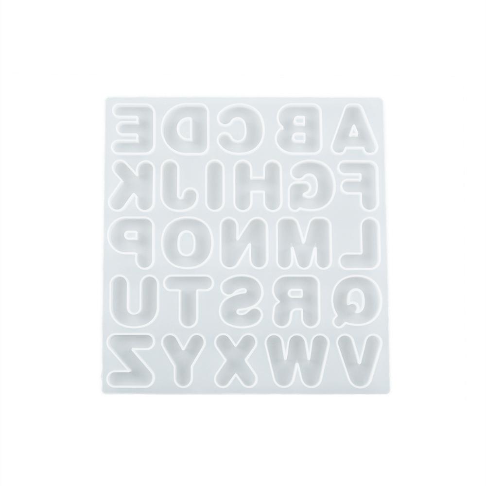 

Прозрачная силиконовая форма для сухоцветов, смоляных декоративных букв и цифр, формы для ювелирных изделий из эпоксидной смолы прозрачный