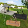 1pc Camping Tools Storage Bag Large Capacity Portable Ground Nail Bag with Handle Cylinder Tent Stake Bag Camping Essential