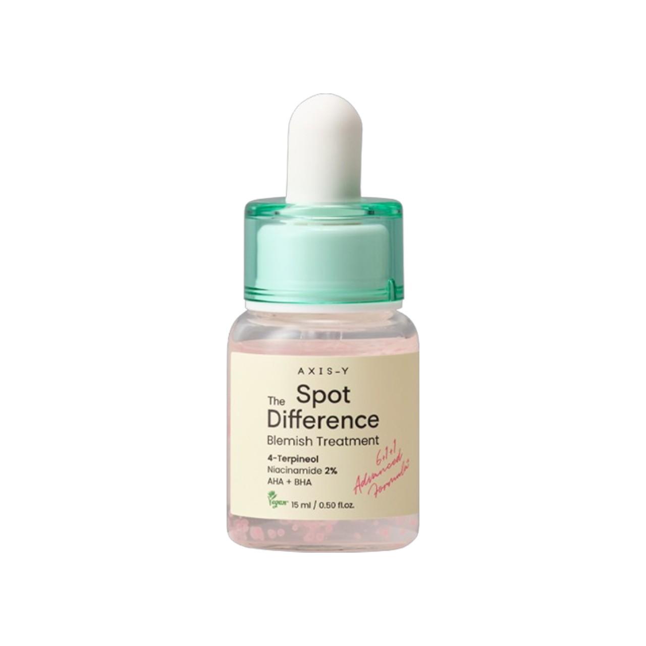 AXIS-Y Spot The Difference Blemish Treatment - Fast-Acting Acne Spot Cream & Soothing Gel - 15ml / 0.50 fl.oz.