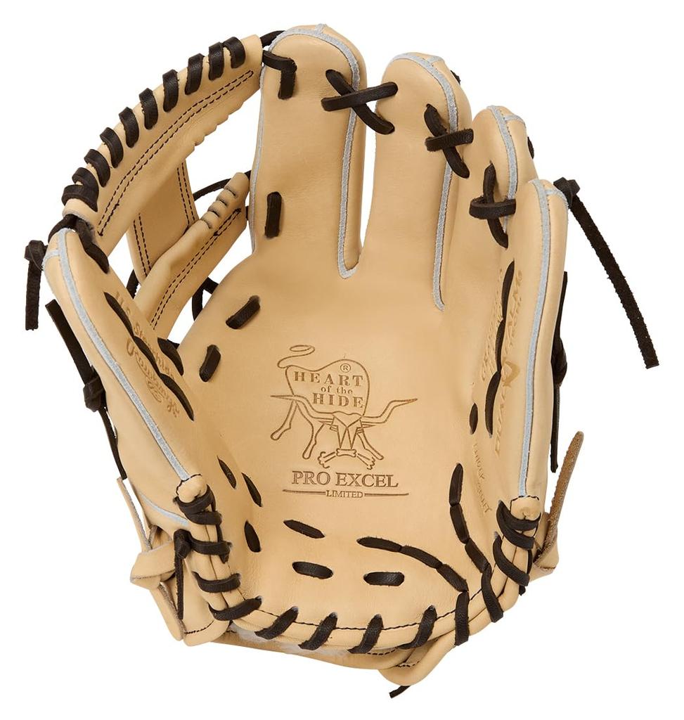 Rawlings PRO EXCEL Baseball Inches HOH® –FS Style– Glove, Softball, Infield, GR6HE935FS, Camel, 11.75 (Right-handed Throw)