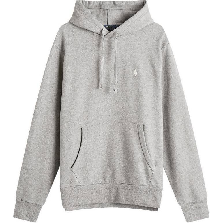 Худи Polo Ralph Lauren однотонное с вышивкой логотипа, с длинным рукавом, мужской свитшот, серый 710916690-019 XS