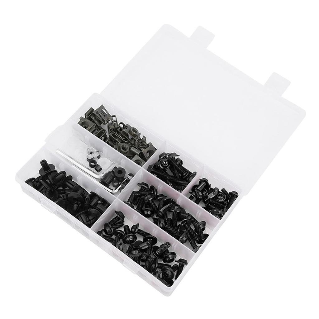 198PcsCelsiusSet Windscreen Fairing Screws M5 M6 s Kit Motorcycle Accessory