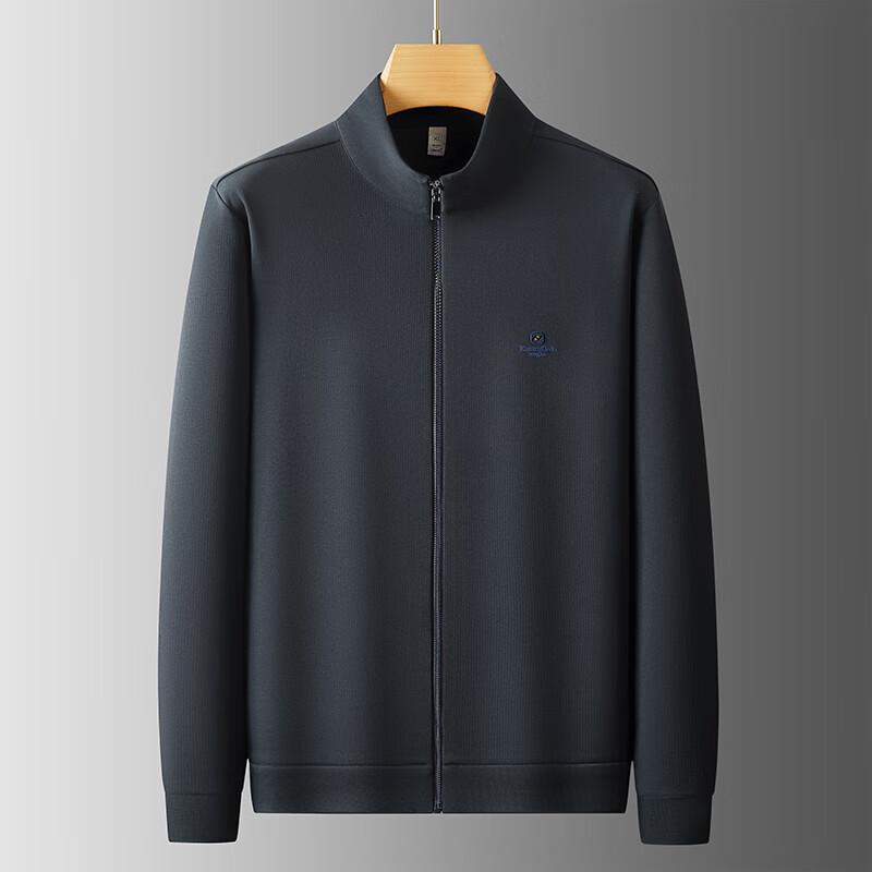 

DIBINZE Мужская повседневная толстовка большого размера на молнии со стойкой 6XL